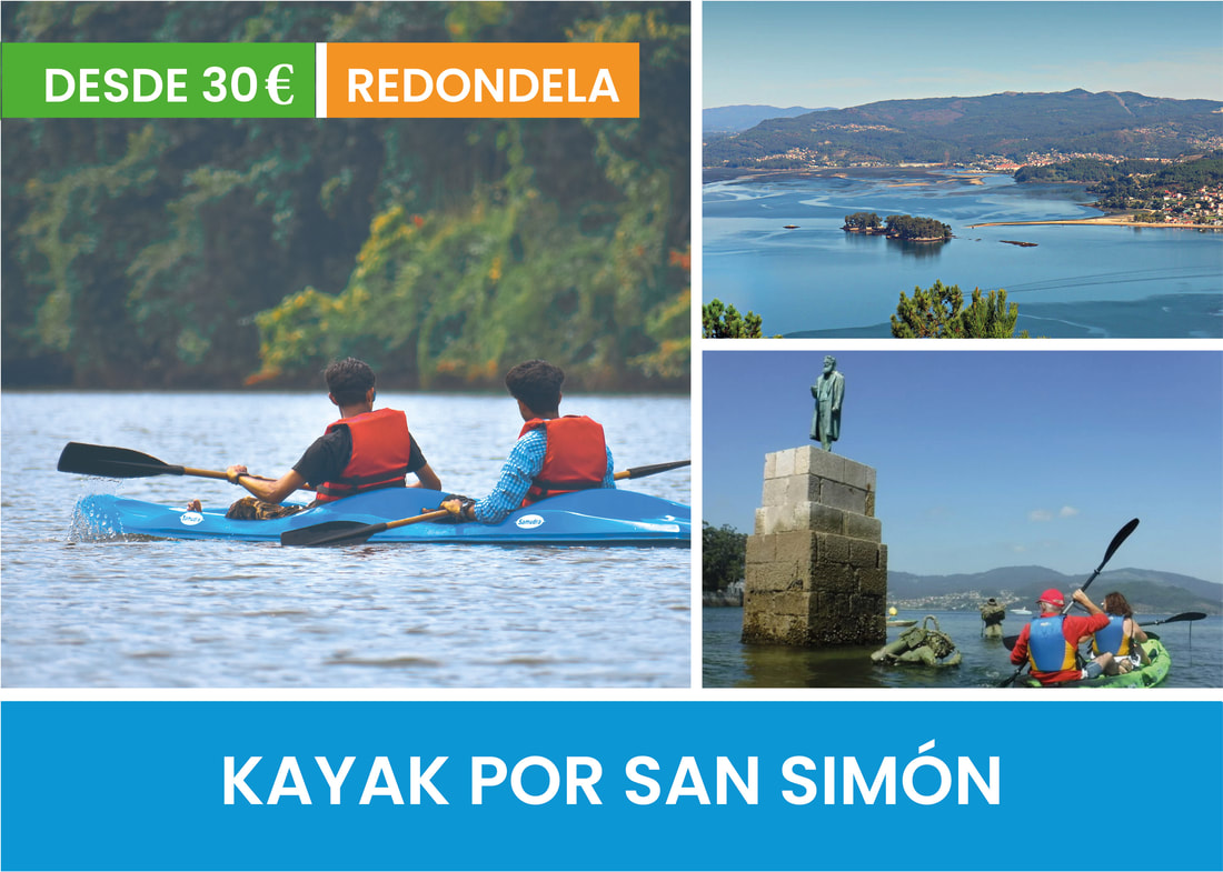 Kayak en San Simó, Redondela, Ría de Vigo